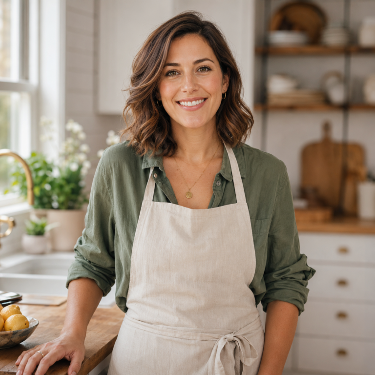 Maya Sterling, founder of Kitchaneers, in her Portland kitchen