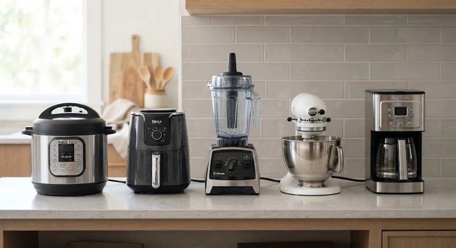 best small kitchen appliances of 2026 on a kitchen counter
